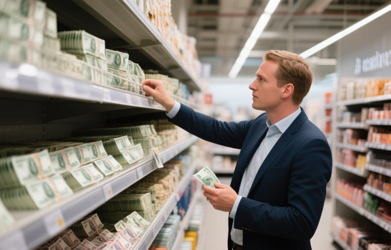 Visuele weergave van AI in de winkel