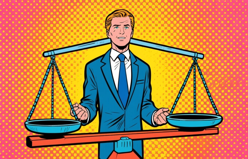 Visual representation of AI in HR