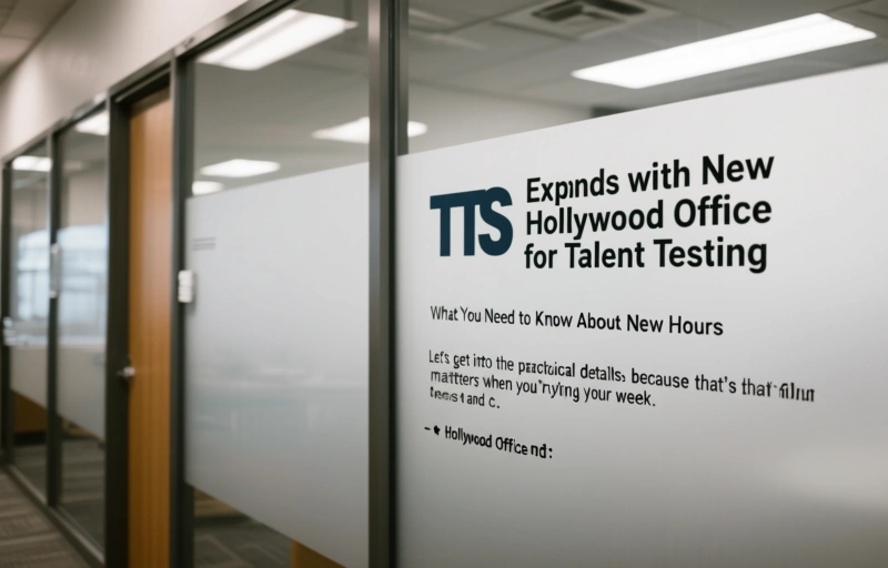 Visual representation of TTS Expands with New Hollywood Office for Talent Testing