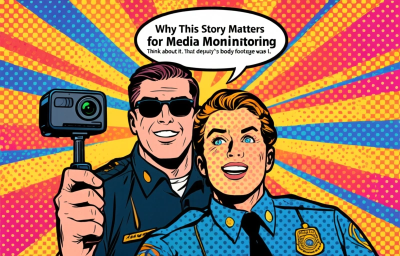 Visual representation of Bodycam Shows Truck Clipping Florida Patrol Car