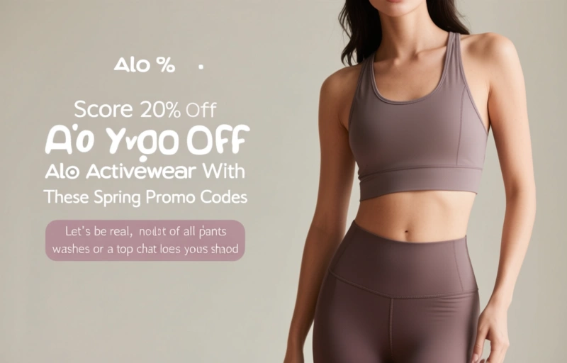 Visual representation of Score 20% Off Alo Yoga Activewear With These Spring Promo Codes