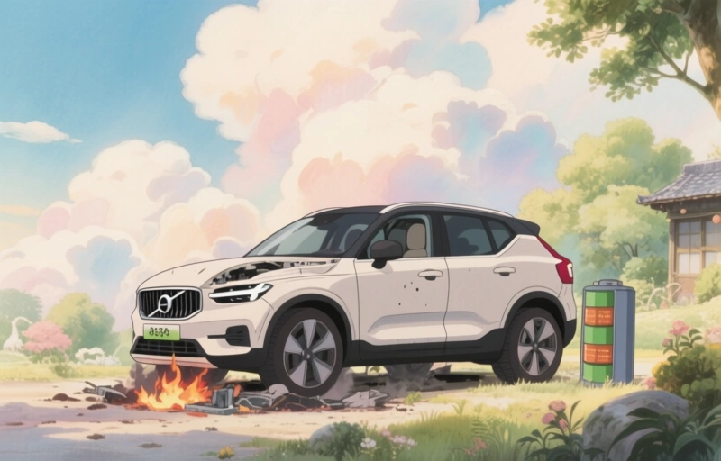 Volvo Recalls 40,000 Electric SUVs Over Battery Fire Risk