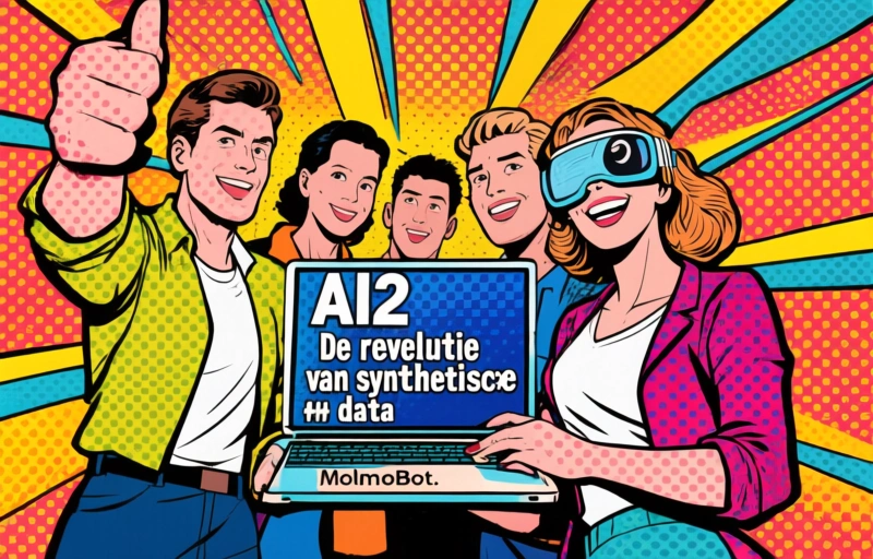 Visuele weergave van AI2's MolmoBot