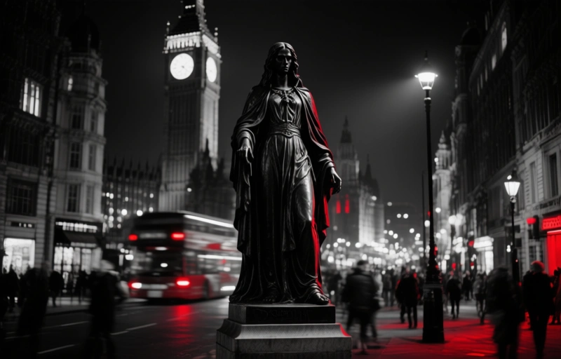Visual representation of Banksy Unveils New London Statue, Confirms It's His Work