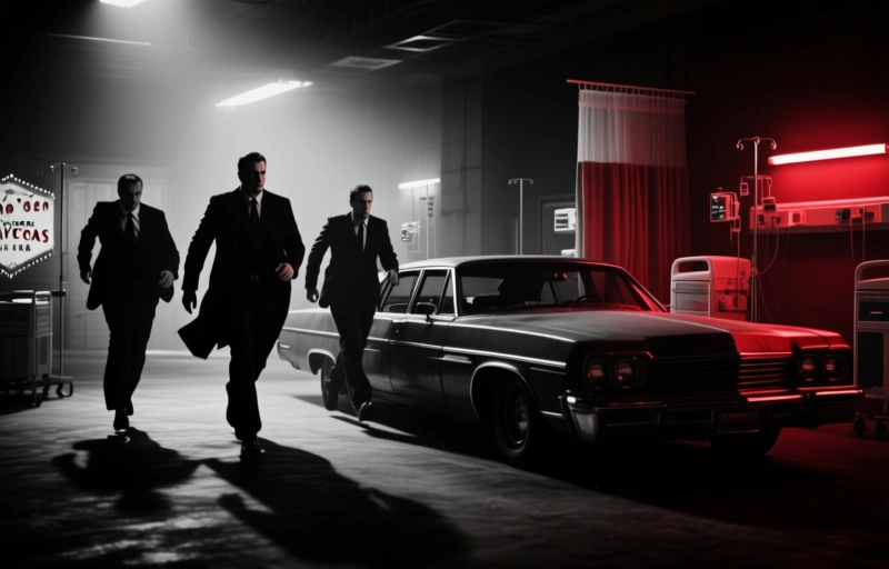 Погоня за угнанной машиной в Лас-Вегасе: четверо в больнице