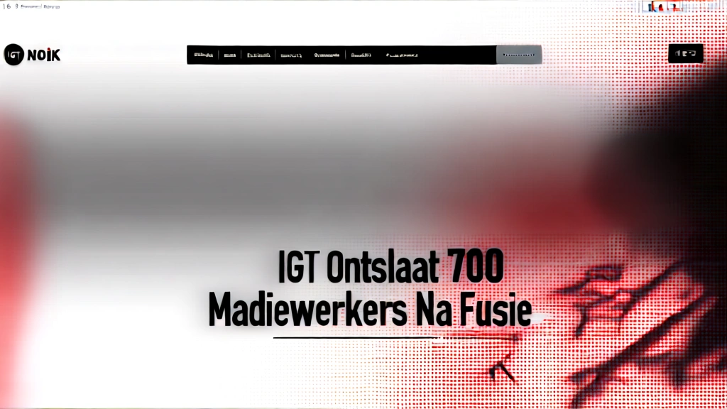 IGT Ontslaat 700 Medewerkers Na Fusie