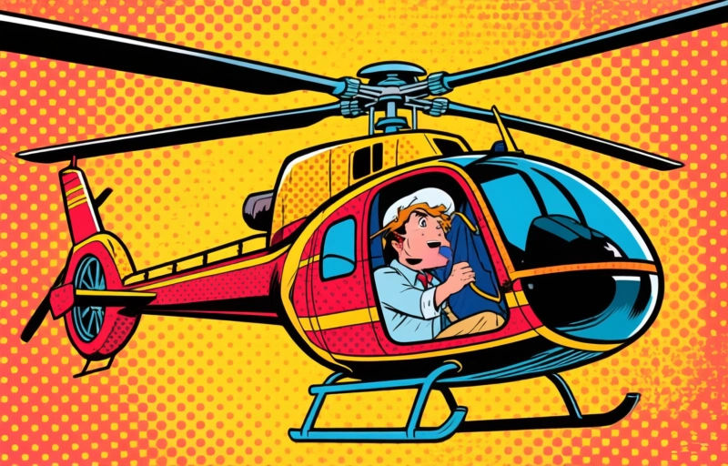 Visuelle Darstellung von Maverick Helicopters