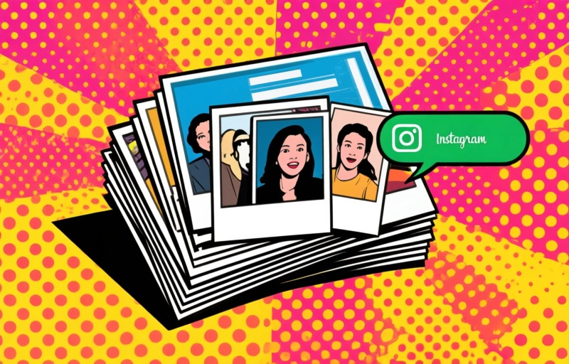 Visuele weergave van Instagram lanceert Instants