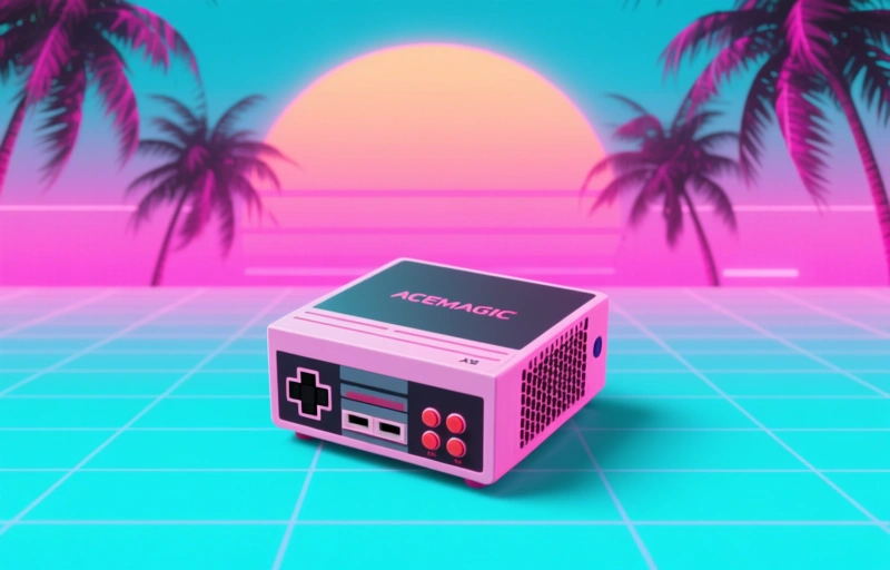 ACEMAGIC Retro X3: AMD Ryzen Mini PC with NES Retro Design