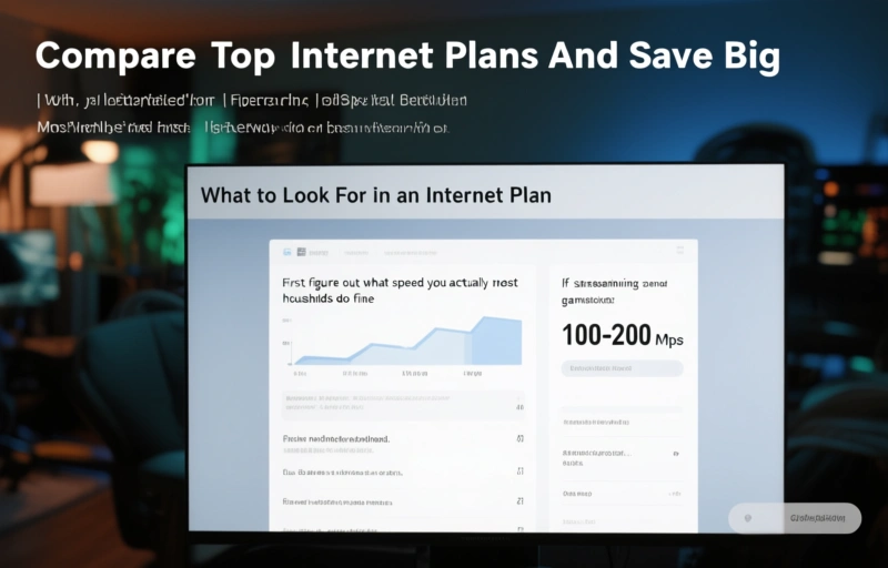 Visual representation of Compare Top Internet Plans and Save Big