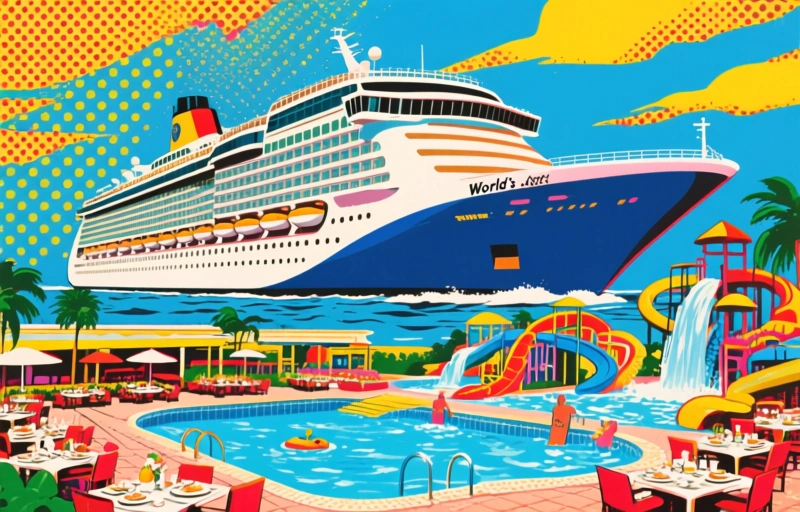 World's Largest Cruise Ship: 9 Pools, 28 Dining Venues & Epic Waterpark