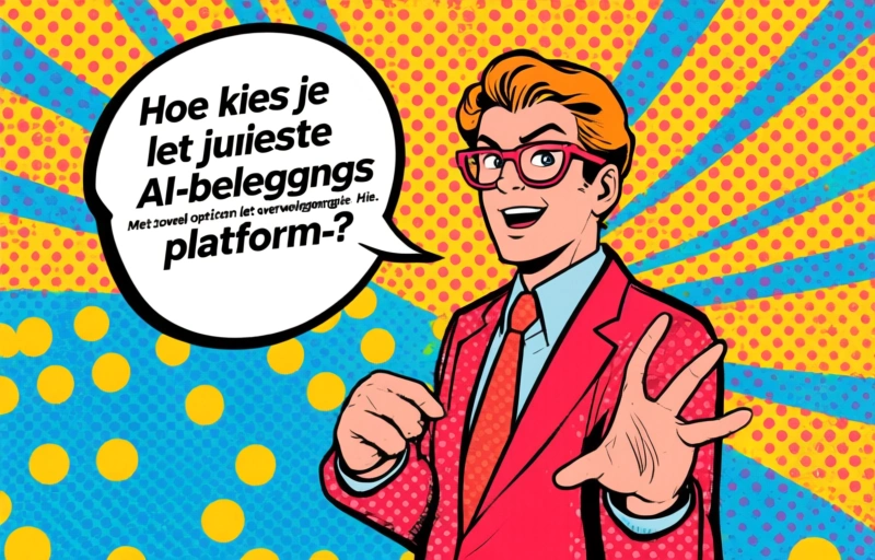 Visuele weergave van AI-beleggen evolueert