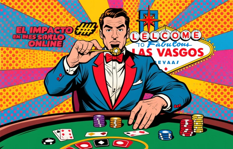 Representación visual de Trump y las propinas en Las Vegas