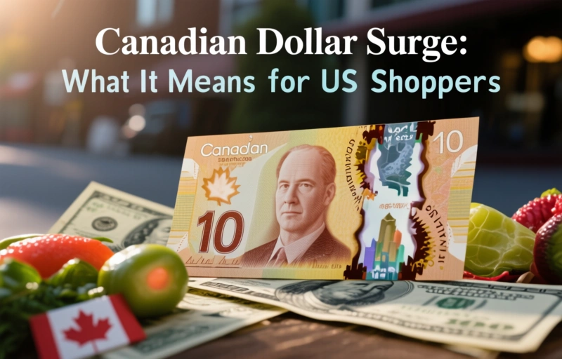 Visual representation of Canadian Dollar Surge