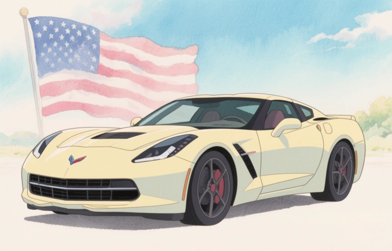 Visual representation of Corvette Museum Exhibit