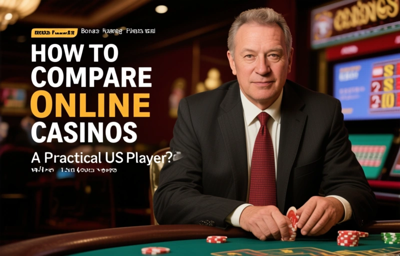 Visual representation of How to Compare Online Casinos