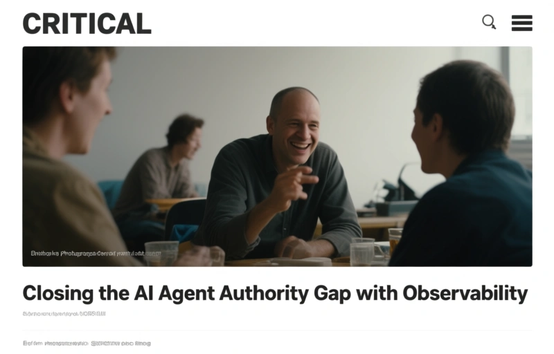 Closing the AI Agent Authority Gap with Observability