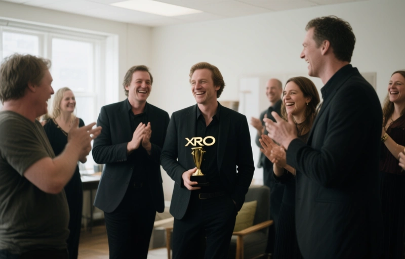 Ricky Greenwood and Cast Celebrate XRCO Wins