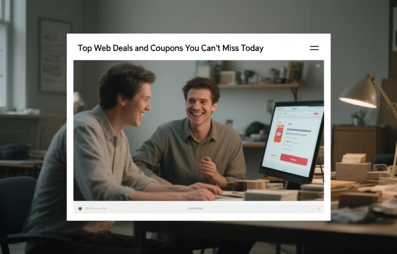 Top Web Deals and Coupons You Can't Miss Today