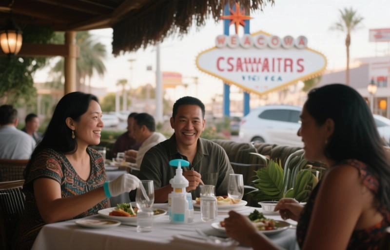 Cierre Sanitario: Restaurante Hawaiano en Las Vegas