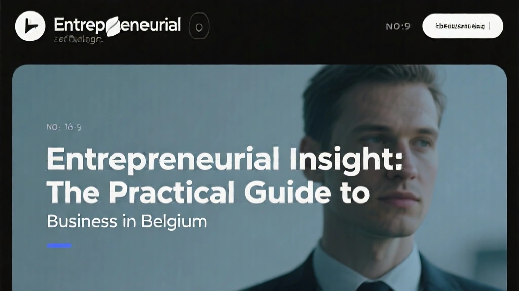 Entrepreneurial Insight: The Practical Guide to Business in Belgium