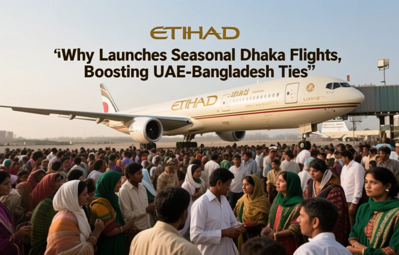 Visual representation of Etihad Launches Seasonal Dhaka Flights, Boosting UAE-Bangladesh Ties
