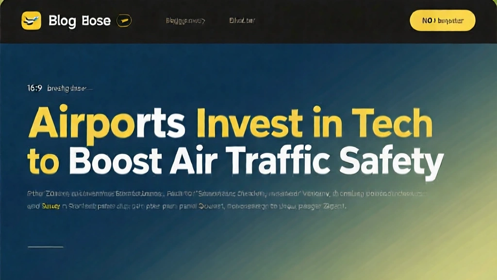Airports Invest in Tech to Boost Air Traffic Safety