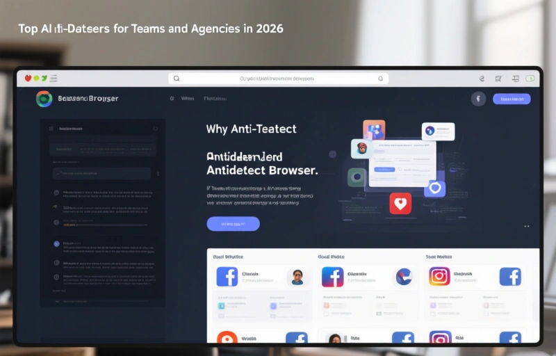 Visual representation of Top AI Anti-Detect Browsers for Teams and Agencies in 2026