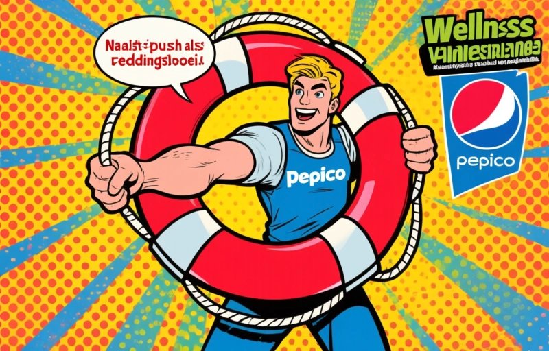 Visuele weergave van Pepsi verlaagt prijzen en klanten keren terug