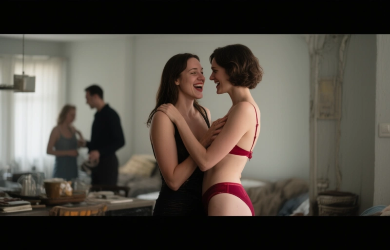 Mindi Mink's Taboo Lesbian Scene Unleashes Secret Desires