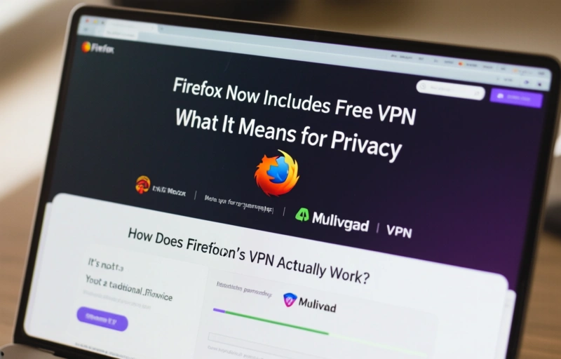 Visual representation of Firefox Now Includes Free VPN