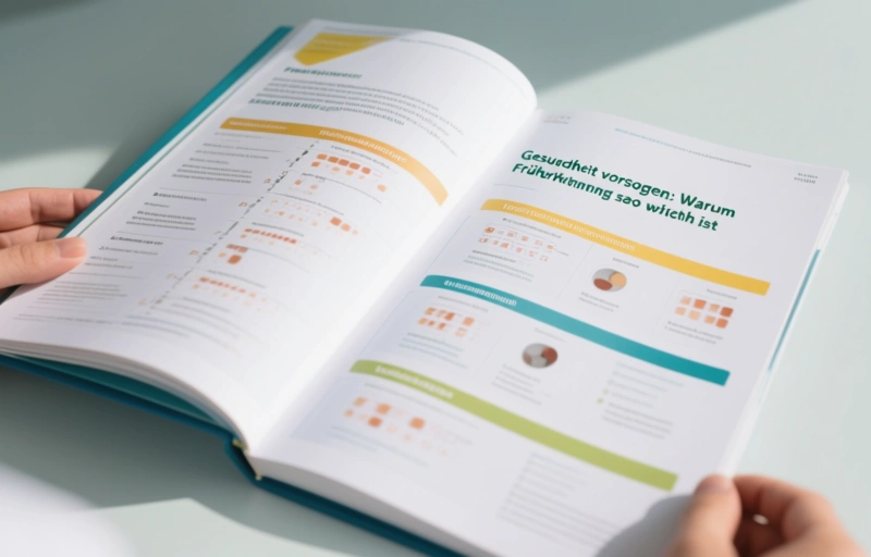 Visuelle Darstellung von Gesundheit vorsorgen