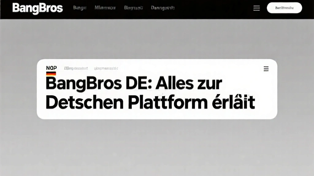 BangBros DE: Alles zur deutschen Plattform erklärt