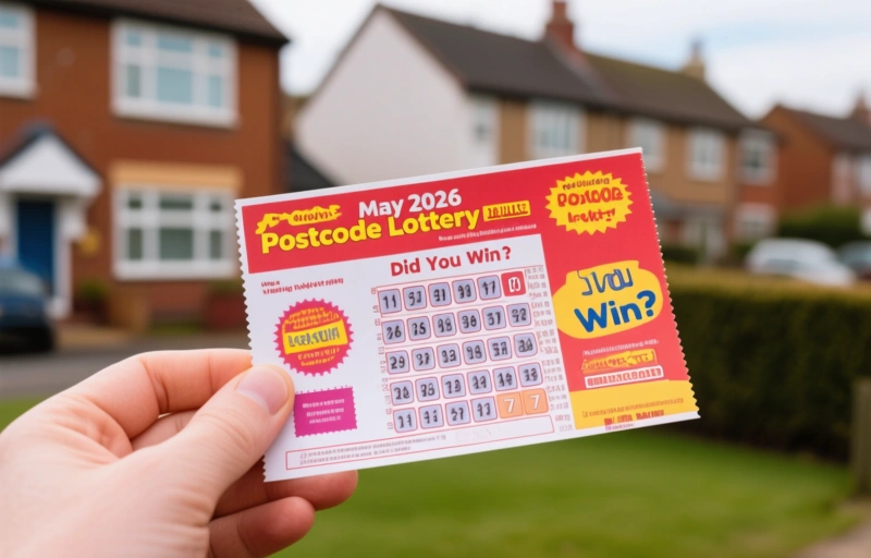 Visual representation of May 2026 Postcode Lottery Results