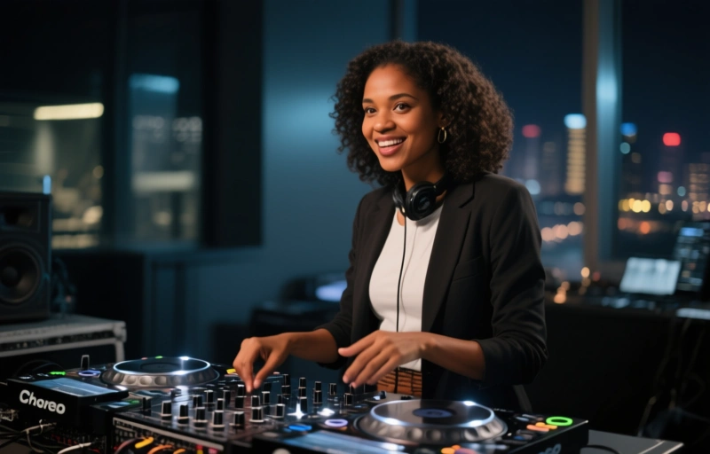 Visual representation of DJ to CEO