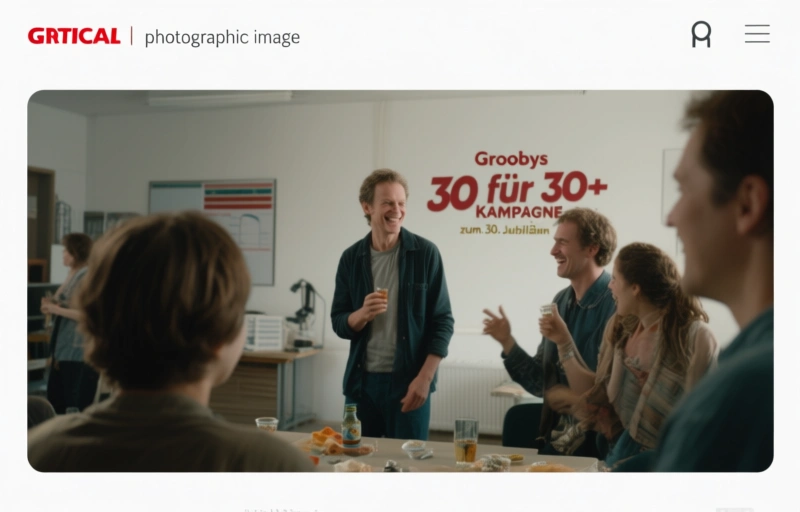 Groobys '30 für 30'-Kampagne zum 30. Jubiläum