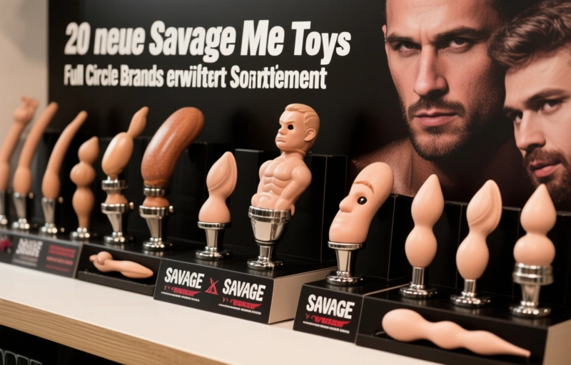 Visuelle Darstellung von 20 neue Savage Me Toys für Männer