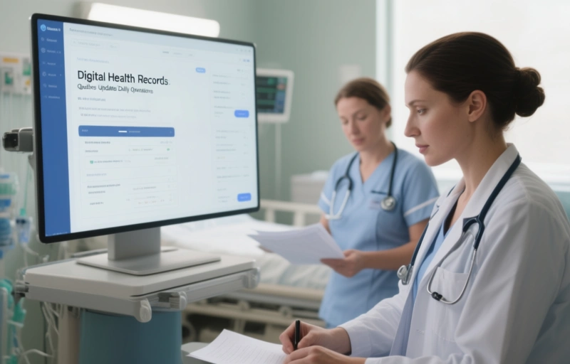 Visual representation of Digital Health Records
