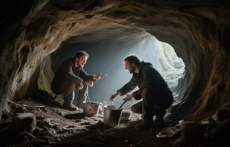Cutler X durchbohrt Swhirly roh in Cutlers Höhle