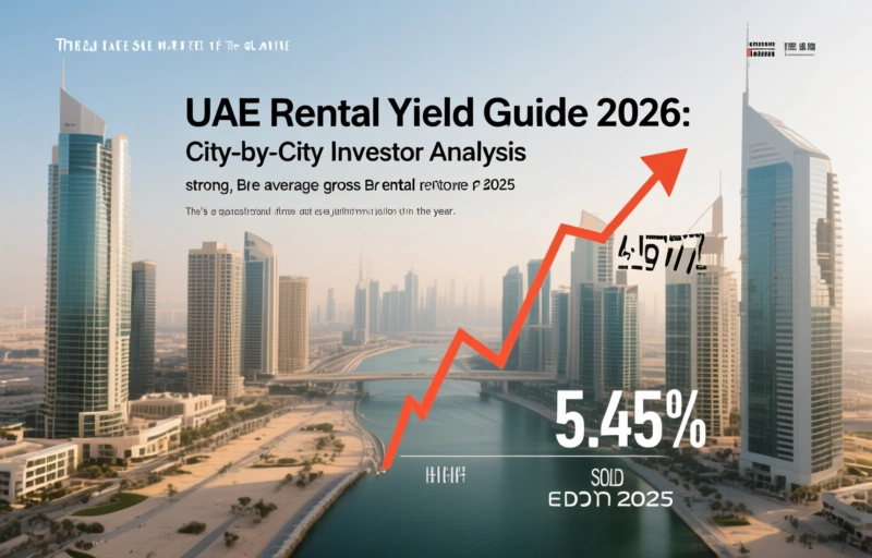 Visual representation of UAE Rental Yield Guide 2026