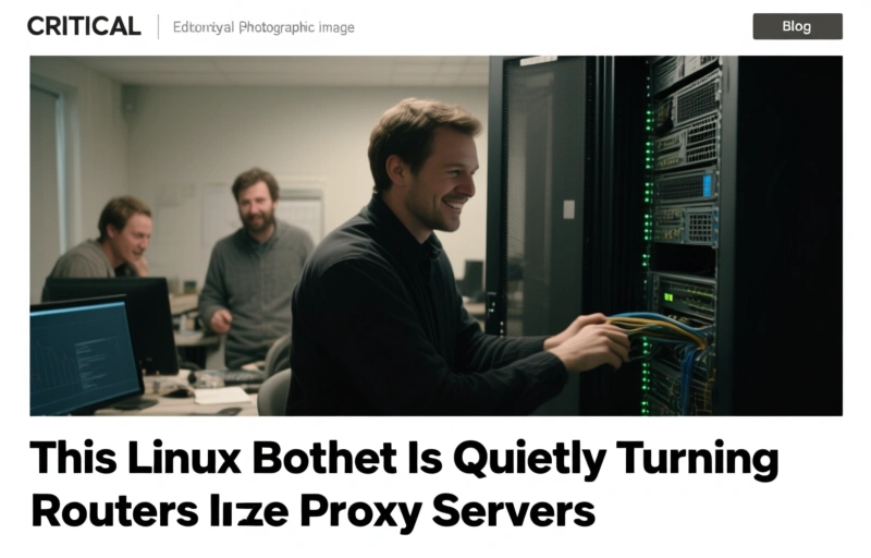 This Linux Botnet Is Quietly Turning Routers Into Proxy Servers