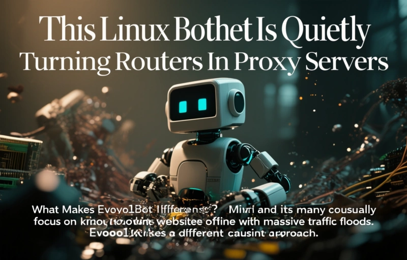 Visual representation of This Linux Botnet Is Quietly Turning Routers Into Proxy Servers