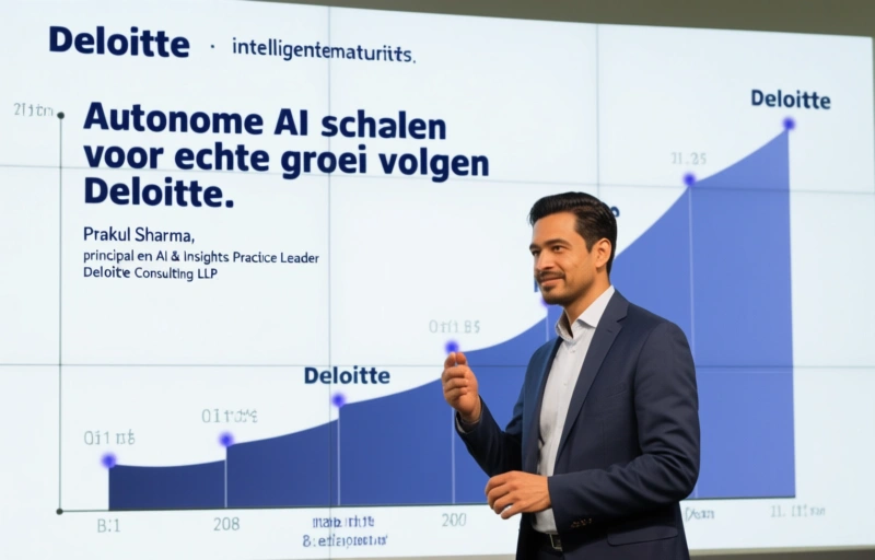 Visuele weergave van Autonome AI schalen voor echte groei volgens Deloitte