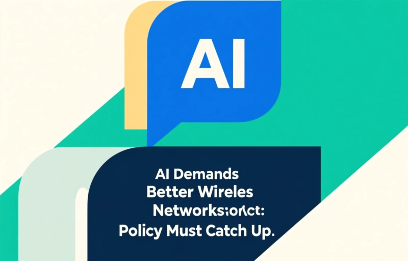AI Demands Better Wireless Networks: Policy Must Catch Up