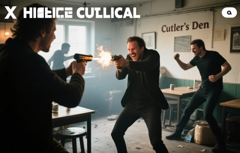 Cutler X fickt Swhirly roh: Heiße Action im Cutler's Den
