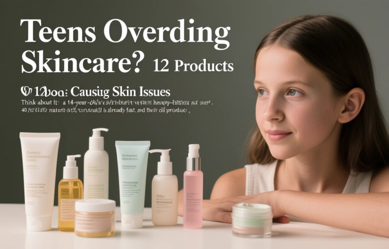 Visual representation of Teens Overdoing Skincare? 12 Products Causing Skin Issues