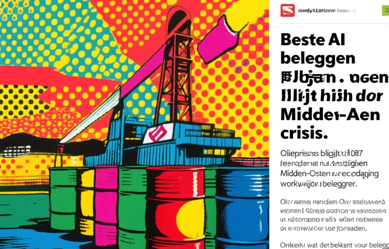 Olieprijs blijft hoog door Midden-Oosten crisis