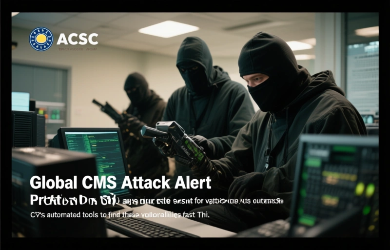 Visual representation of Global CMS Attack Alert