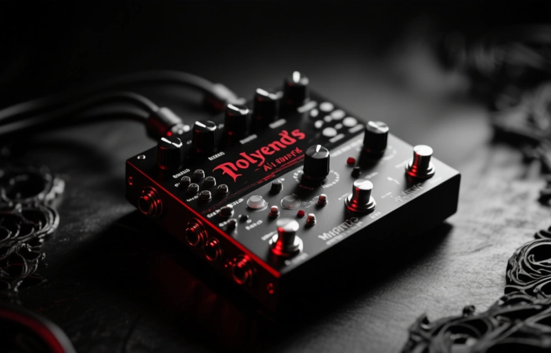 Polyend's AI-Powered Multi-FX Pedal with Magnetic Plates