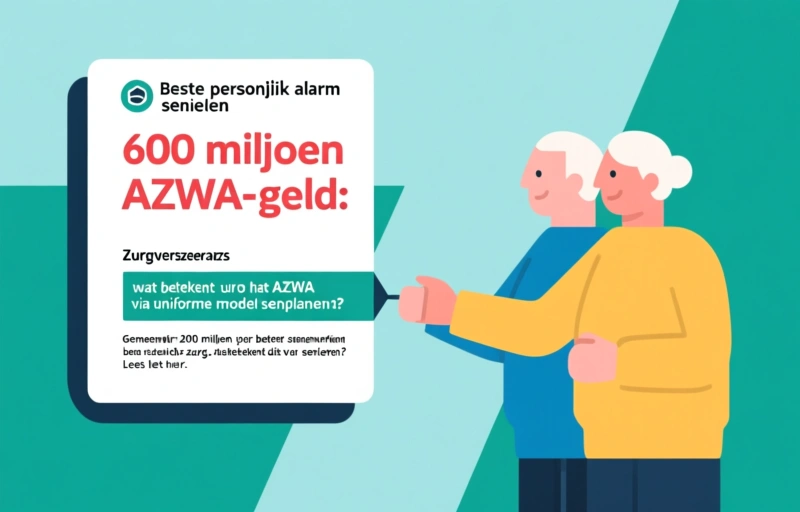 600 miljoen AZWA-geld: wat betekent dit voor senioren?